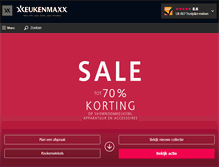 Tablet Screenshot of keukenmaxx.nl